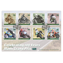 Celebrating 100 Years of the Manx Grand Prix First Day Cover ACH91