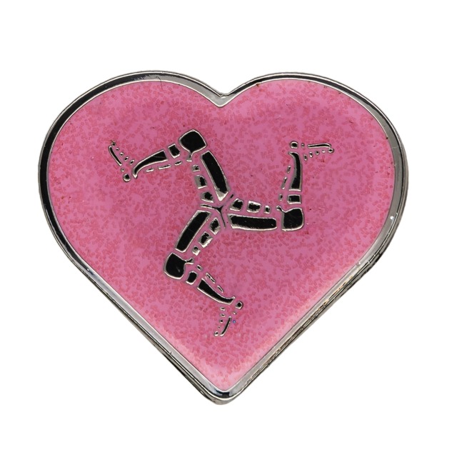 PIN BADGE - 3LEGS/HEART MG 288