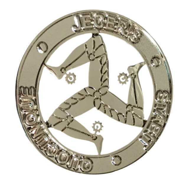 3 LEGS- PIN BADGE MG 388