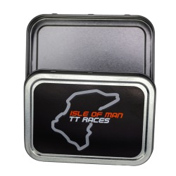 TOBACCO TIN - TT RACES LOGO MG 285