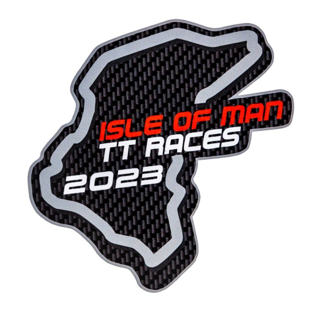 2023 - TT RACES DATED STICKER BCTTsticker