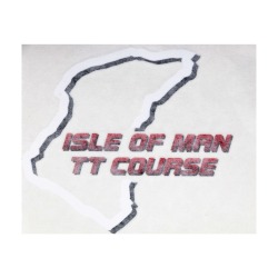 TT RACES LARGE  STICKER WITH APP. TAPE MG 203