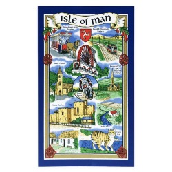 MANX SCENES TEA-TOWEL MG 022