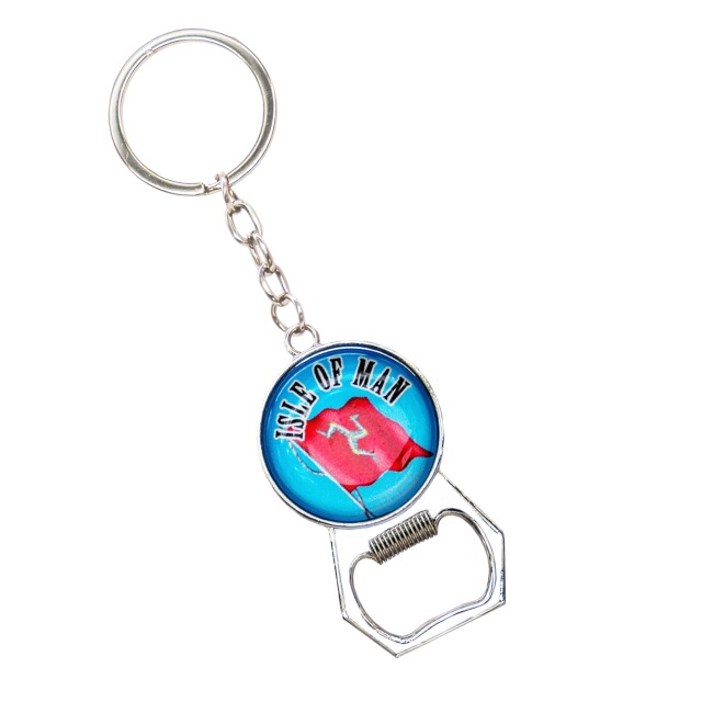 ISLE OF MAN - BOTTLE OPENER KEYRING MG 752