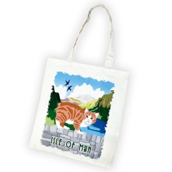 MANX CAT- CLOTH SHOPPING BAG MG 439