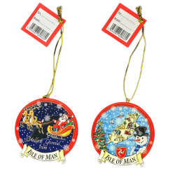 DOUBLE SIDED CHRISTMAS DECORATION MG 016