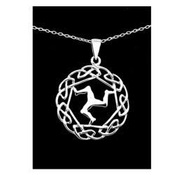 3 LEGS/CELTIC CIRCLE PENDANT / CHAIN JSS 1