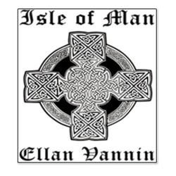 ELLAN VANNIN CELTIC CROSS NEW STICKER MG 304