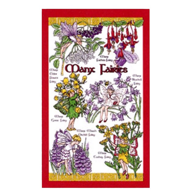 TEA-TOWEL - MANX FAIRIES MG 195