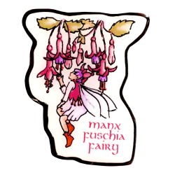 PIN BADGE - MANX FUCHSIA FAIRY - MG 470