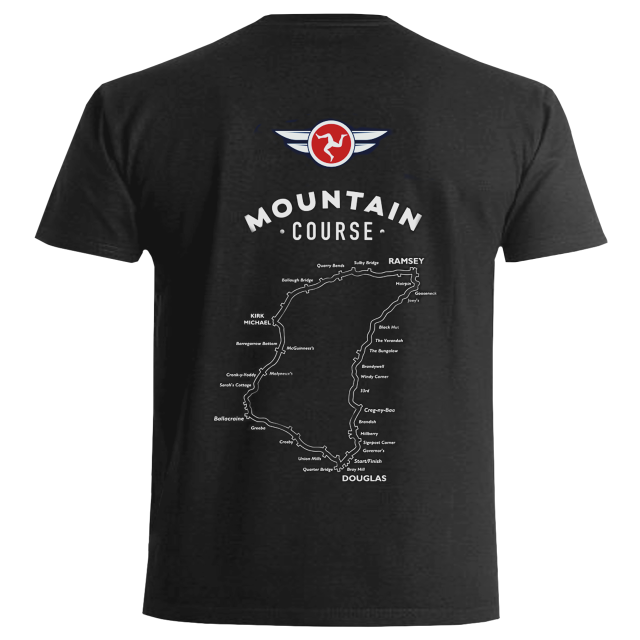 GOLD BIKES /COURSE MAP T-SHIRT NO YEAR ATS 46