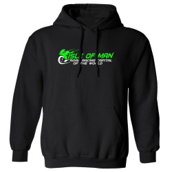 NEON GREEN BIKE - Black Hoodie  MPAH 2232G