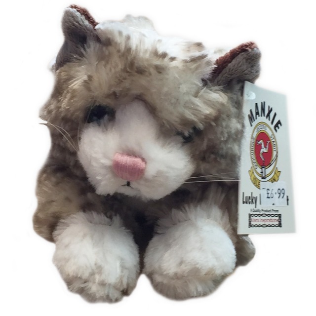 MANX CAT SOFT TOY GREY MG 642