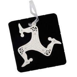 WHITE 3 LEGS CHRISTMAS TREE HANGER MG 044