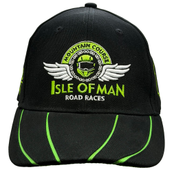 BLACK/GREEN WINGS CAP HBB 24