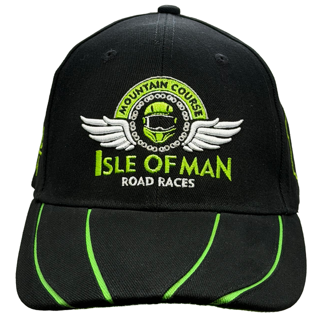 BLACK/GREEN WINGS CAP HBB 24