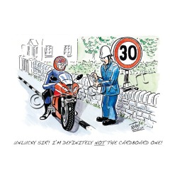 POLICE CARDBOARD GREETINGS CARD HC 009