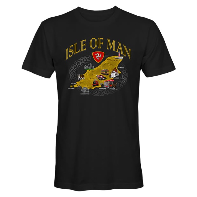 Isle of Man Black/Yellow Island IOM11