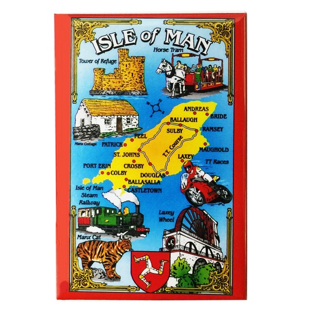 YELLOW ISLAND FLAT MAGNET MG 620