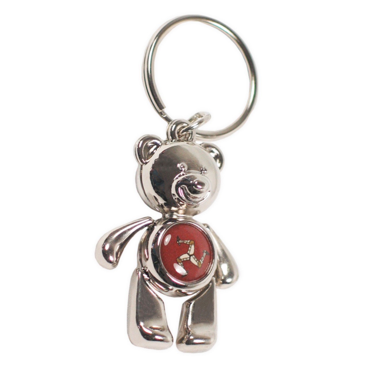 KEYRING - METAL - TEDDY - MG 349 | MANX KEY RINGS | TT Shirts | Manx Shirts