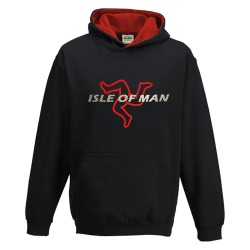 3LEGS - KIDS Black/Red Hoodie  MPKH 2350