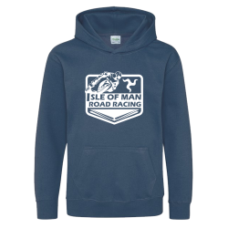 KIDS RACING -AIRFORCE BLUE - HOODIE MKH 2302