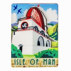 Laxey Wheel  WOOD MAGNET MG 333