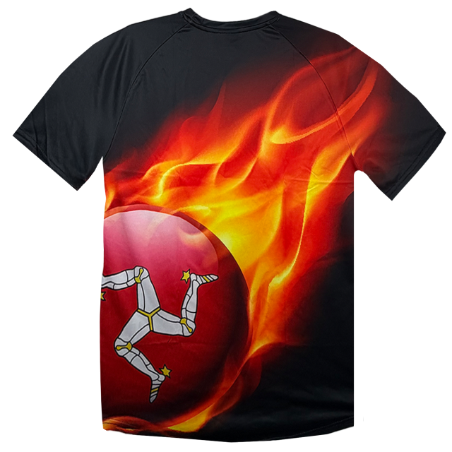 3 LEGS FLAME ALL OVER PRINT  - T-SHIRT 26 AOP 7
