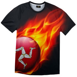 3 LEGS FLAME ALL OVER PRINT  - T-SHIRT 26 AOP 7