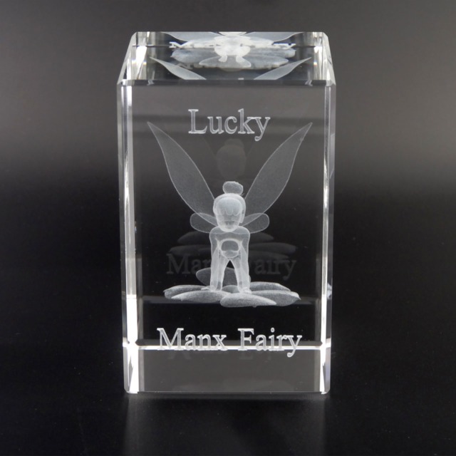 CRYSTAL BLOCK - LUCKY MANX FAIRY MG 367