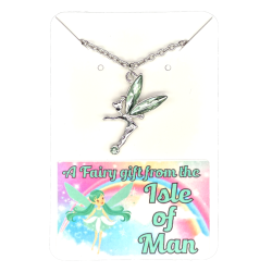 PENDANT - GREEN MANX FAIRY- MG 193