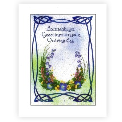 Manx Wedding Card - MIC50