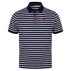 3 LEGS EMBROIDERED - STRIPED POLO MEP 1380