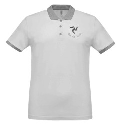 WHITE / GREY POLO MEP 1490