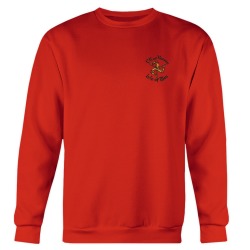 Classic Red Crew-neck 3 legs Manx Sweatshirt MES 430