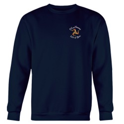Navy 3 legs Crew-neck Manx Sweatshirt MES 440