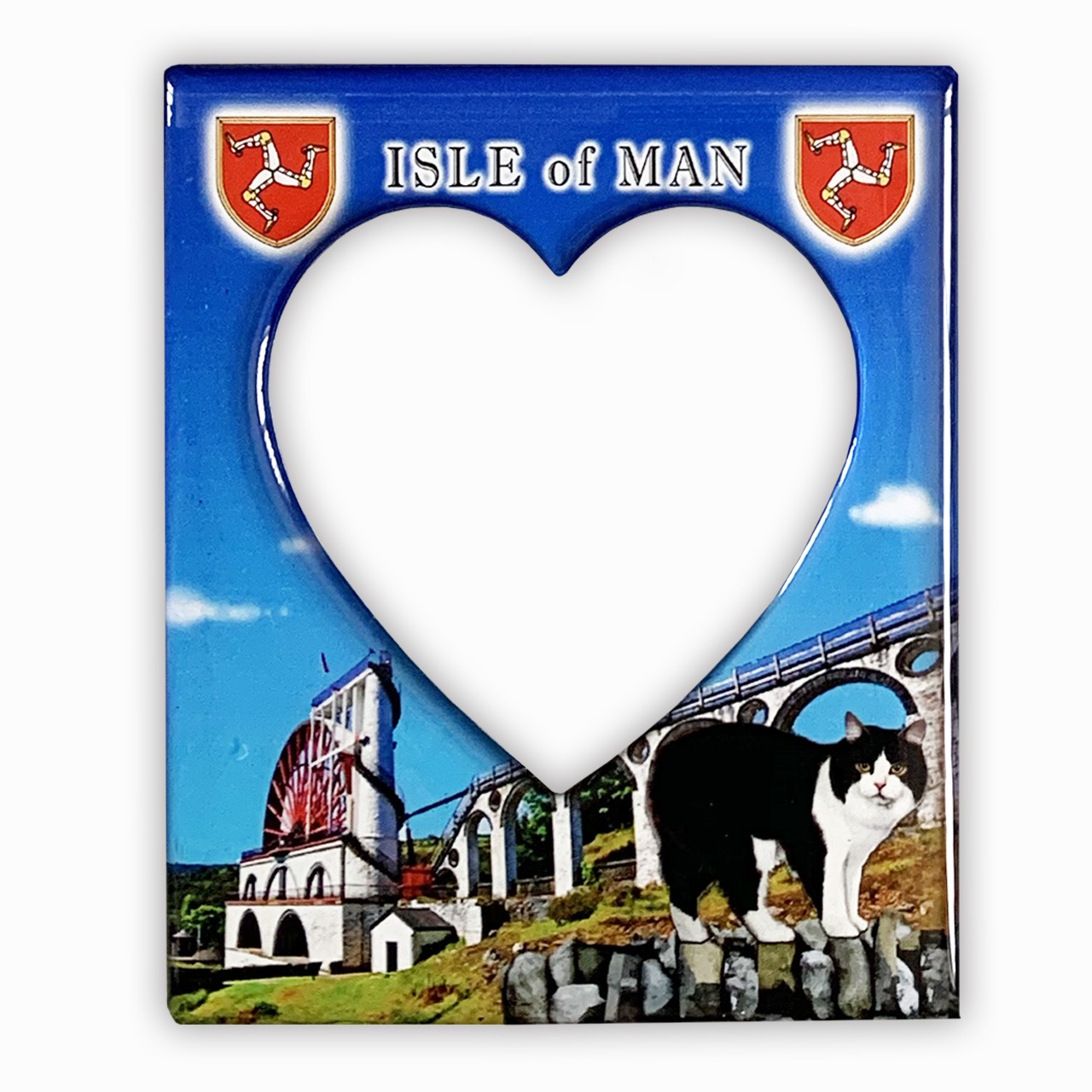 ISLE OF MAN TT SOUVINEER FRIDGE MAGNET THE LAXEY WHEEL FREE POSTAGE 