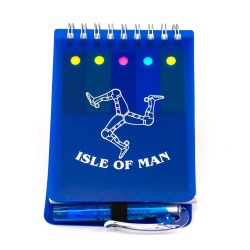 NOTE PAD - 3 LEGS-  BLUE FRONT COVER  MG 033