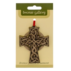 CELTIC BRONZE GALLERY CROSS MG 042