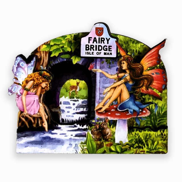 FAIRY BRIDGE - WOODEN MAGNET MG 831