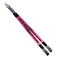 CHECKS & PINK LANYARD MG 135