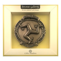 Bronze plated 3 legs Plaque MG 142