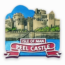  CASTLE  -  PEEL CASTLE- RESIN- FRIDGE MAGNET MG 159