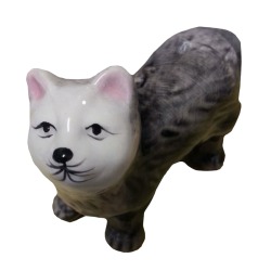 ORNAMENT - Ceramic  Manx Cat Ornament MG 297