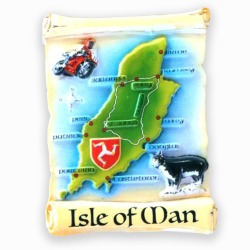 ISLAND MAP FRIDGE MAGNET MG 612