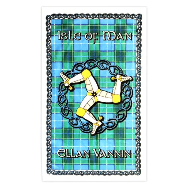 TEA TOWEL - MANX TARTAN MG 791