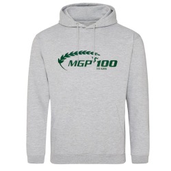 MGP 100 YEARS - GREY HOODIE MGP 098G