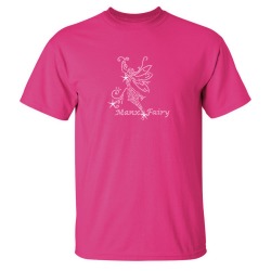 Diamante Manx Fairy - Pink t-Shirt  MKDT 925