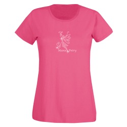 Diamante Fairy Hot Pink Ladies Fitted -  - MLDT 250