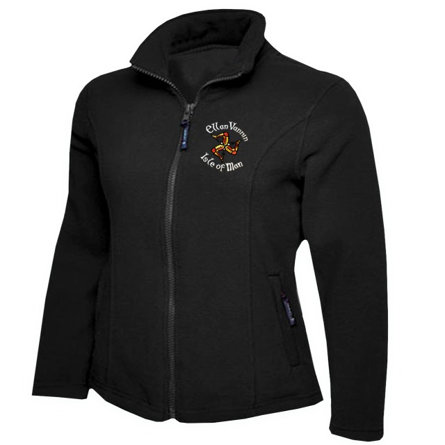 Ladies Fleece-Black -3 legs MLEF 360